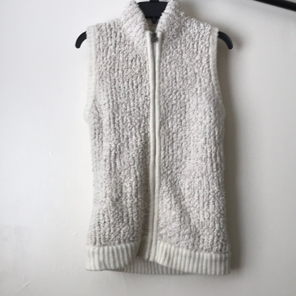 Soon gone to donate Dream out loud white Sherpa vest